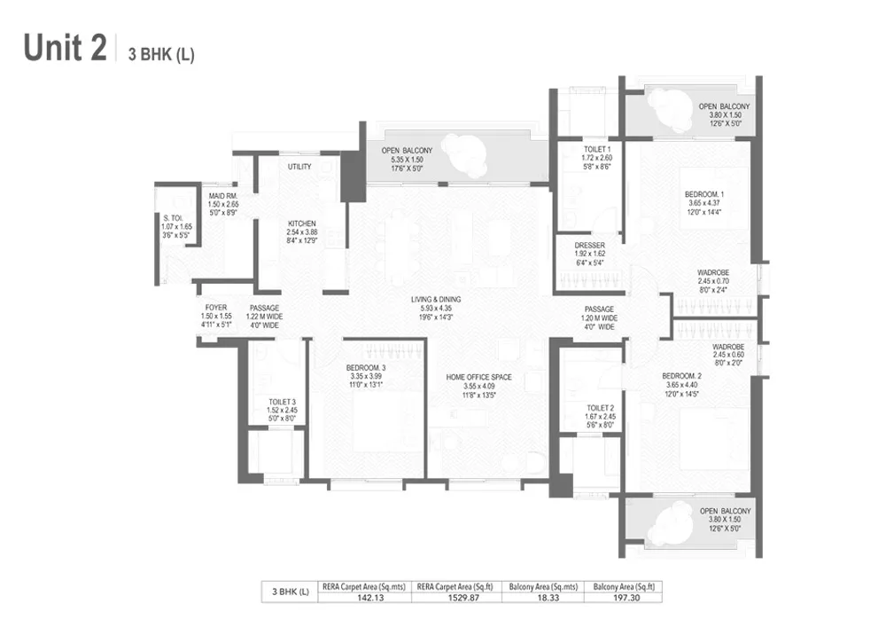 3BHK